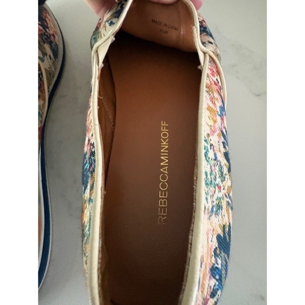 Rebecca Minkoff‎ Floral Loafers Flats Women's Size 5.5M - Picture 6 of 9